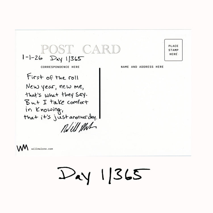 Day 1/365 "First of the Roll"