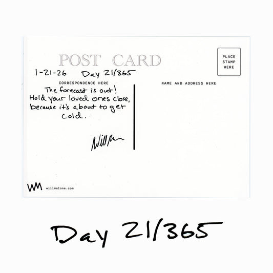 Day 21/365 The Forecast