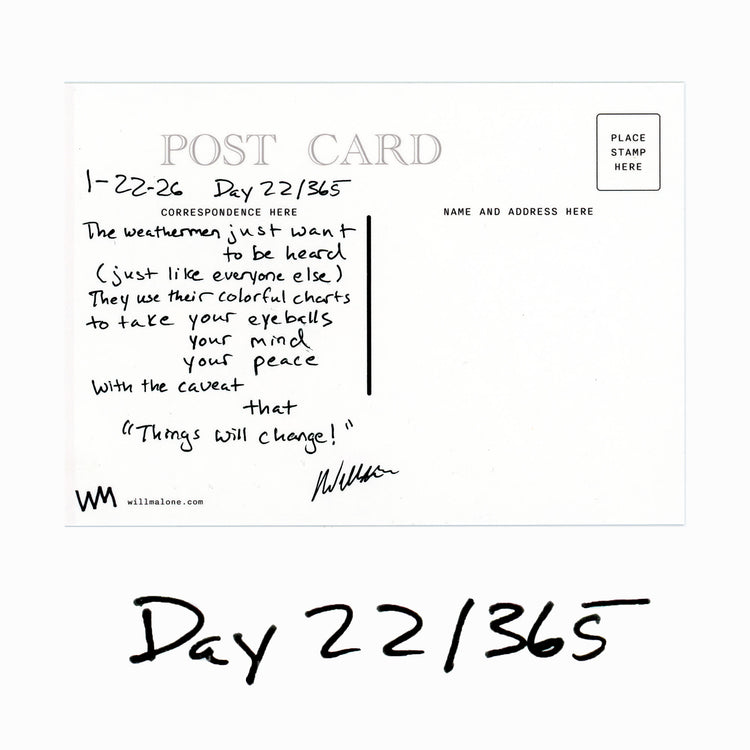 Day 22/365 Weathermen