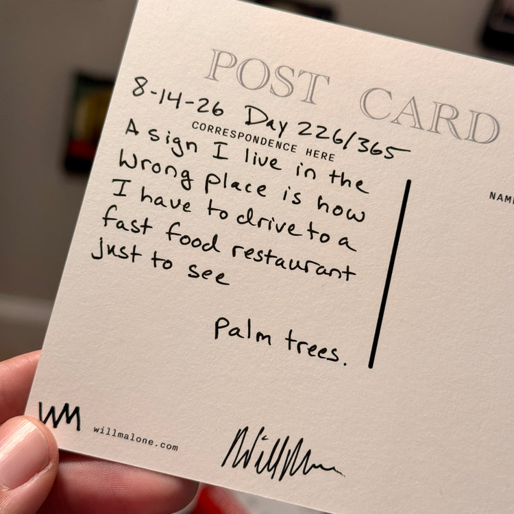 Day 226/365 Fast Food Palm Tree