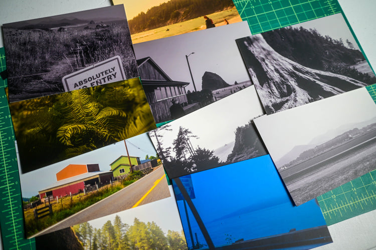 Oregon Postcard Box (10 Oregon Postcards, Bonus Postcard Pack, Stickers, +Mystery Surprise!)