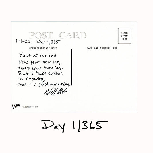 Day 1/365 "First of the Roll"