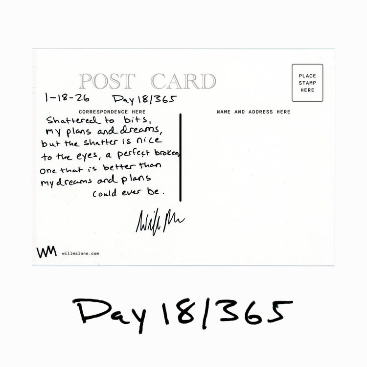 Day 18/365 A Perfect Broken