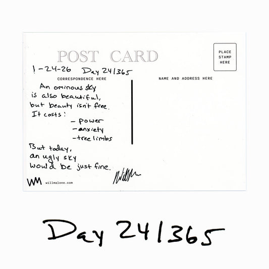 Day 24/365 An Ominous Sky