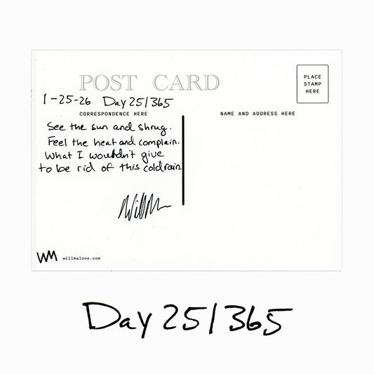 Day 25/365 A Complaint