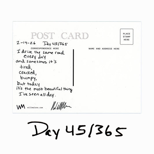 Day 45/365 The Same Road