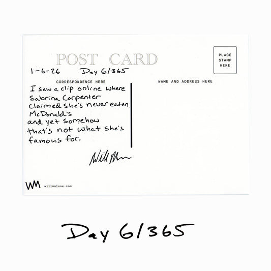 Day 6/365 "Sabrina Carpenter"