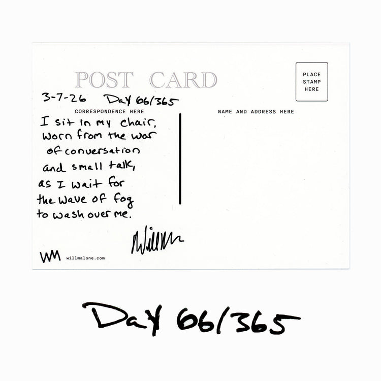 Day 66/365 Wave of Fog