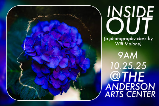 Inside Out Photography Class (Saturday, October 25, 2025 at 9AM)